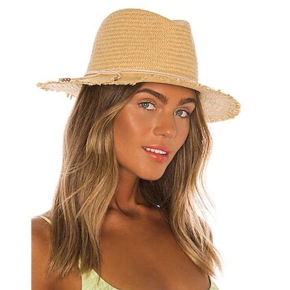 Hat Attack | Travel Packable Hat Chapeau Fringed Tan Grossgrain Ribbon Trim | OS main image 6